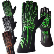 Velocita - Skeleton SFI-5 Auto Racing Gloves 